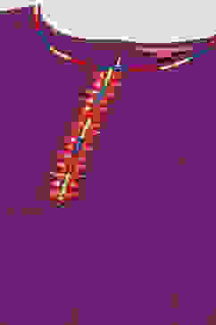 Purple Cotton Straight Solid Kurta Set image number 1