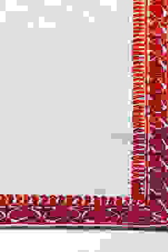 Rohit Bal Off White Chanderi Silk Solid Saree With Blouse image number 1