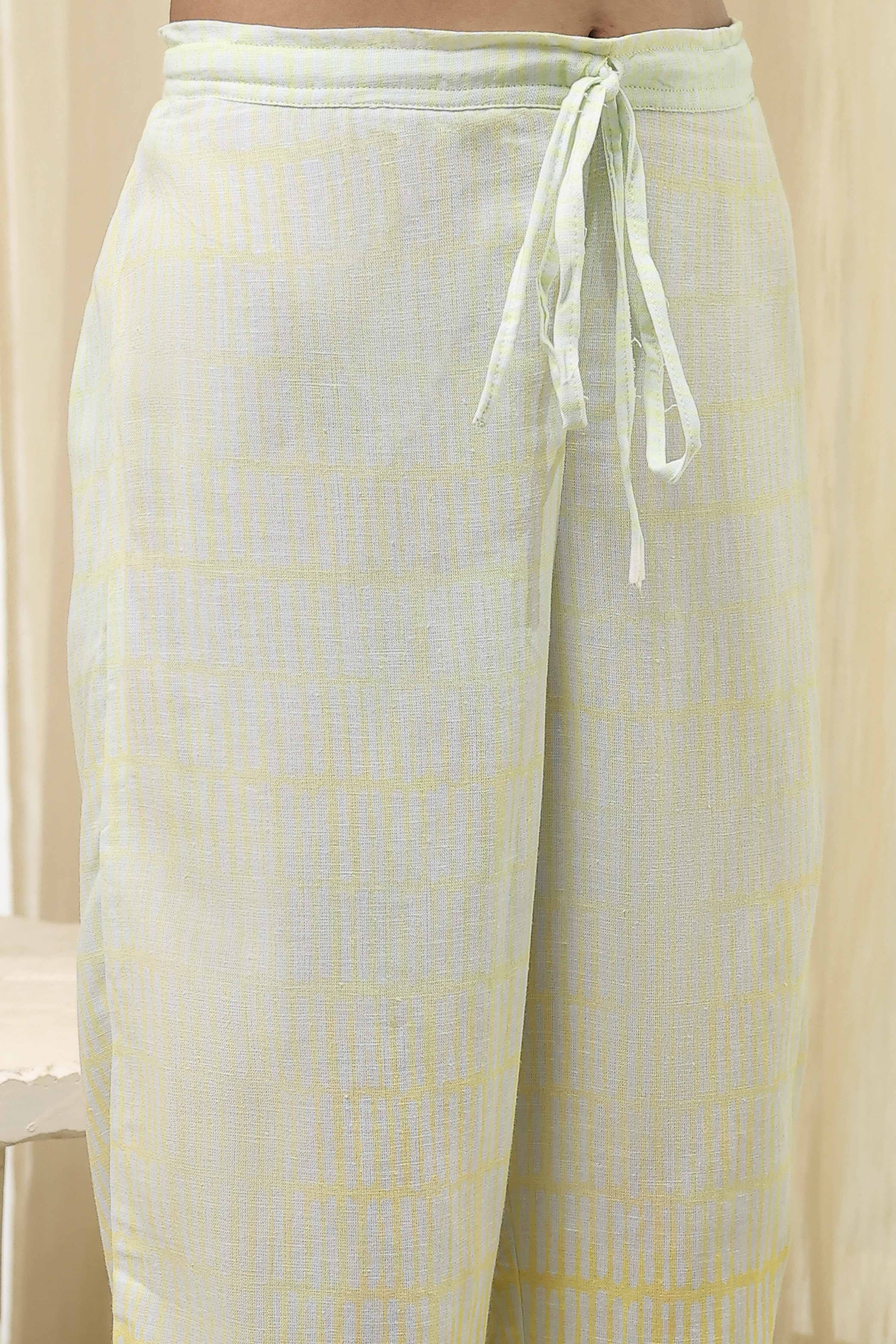 Turquoise Floral Printed Straight Kurta Set image number 2