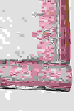 Beige Cotton Blend Anarkali Kurta Palazzo Suit Set image number 3