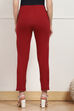 White Cotton Blend Pants image number 5