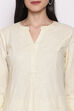 Blue Cotton Solid Kurti image number 1