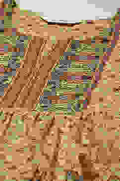 Lemon Yellow Cotton Tiered Printed Dress image number 5