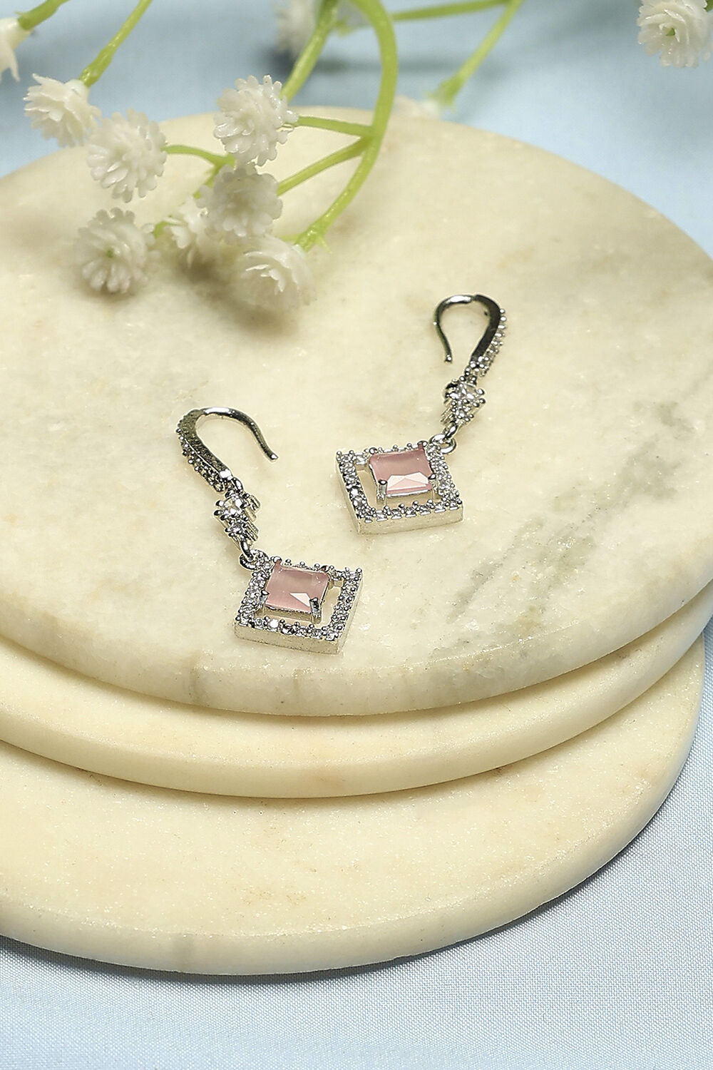 Light Pink Alloy Drop & Danglers image number 0