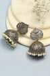 Oxidised Earrings image number 0
