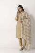 Off White Art Silk Dupatta image number 0