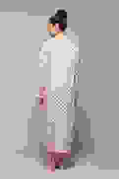 Off White Rayon Printed Sleepwear image number 4