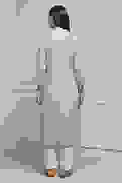 Blue Rayon A-Line Kurta image number 3