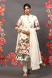 Cream Cotton Blend Straight Kurta Suit Set image number 7