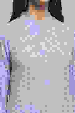 Blue Rayon A-Line Kurta image number 1