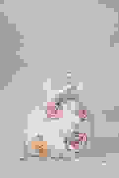 Off White Fabric Potli Bag image number 1