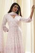 Pink Cotton Anarkali Suit Set image number 7