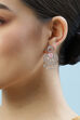 Light Pink Brass Earrings image number 1