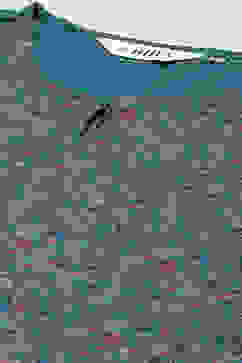 Blue Cotton Blend Straight Yarndyed 2 Piece Set image number 1