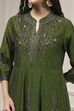 Green Printed Anarkali Suit Set image number 1