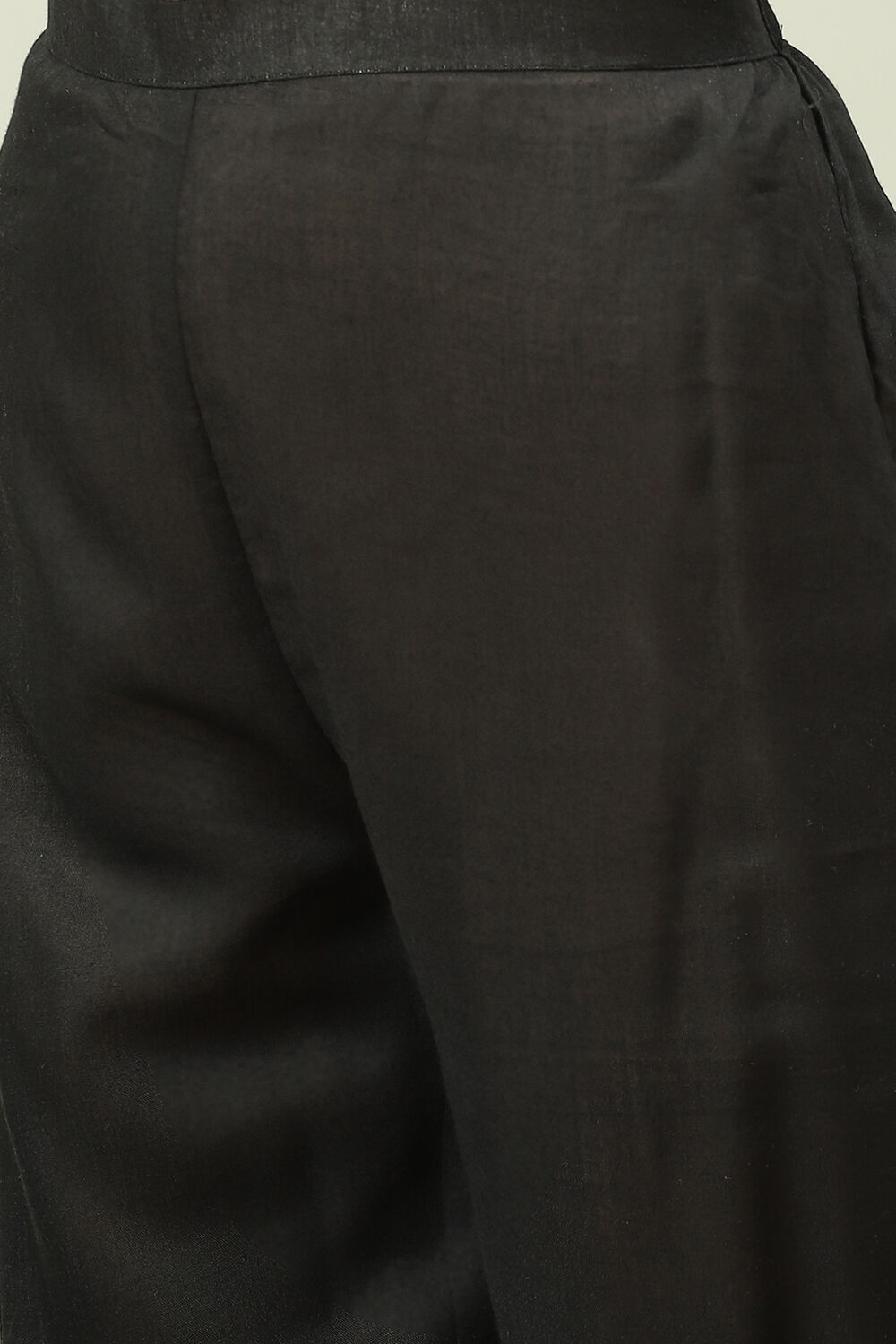 Yellow Chanderi Machine Embroidered Unstitched Suit Set image number 2