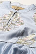 Powder Blue Cotton Blend Anarkali Kurta Suit Set image number 1
