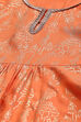 Berry Pink Rayon Flared Printed Kurta Set image number 1