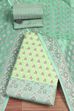 Mustard Poly Cotton Banarasi Unstitched Suit Set image number 0