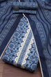 Brown Cotton Printed Embroidered Unstitched Suit Set image number 0