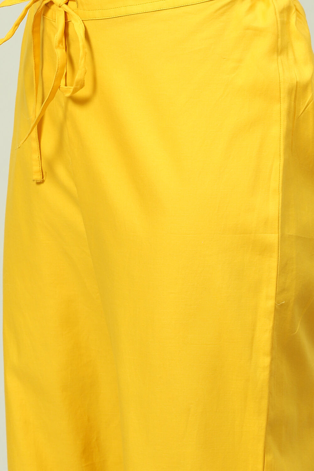 Yellow Art Silk A-Line 2 Piece Set image number 2