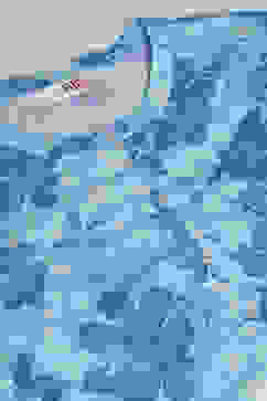 Blue Cotton Straight Kurta Pant Suit Set image number 1