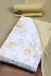 Ochre Cotton Rajasthani Print Unstitched Suit Set image number 0