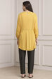 Yellow Viscose Rayon Straight Kurta Pants Set image number 4