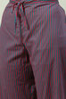 Blue Cotton Straight Suit Set image number 6