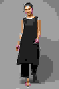 Indigo Cotton Blend Straight 3 Piece Set image number 1