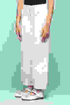 Ecru Cotton Joggers image number 2