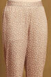 Beige Printed Straight Winter wear Kurta Set image number 2