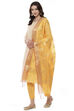 Beige Cotton Blend Machine Embroidered Unstitched Suit Set image number 5