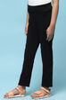 Black Cotton Lycra Skinny Jeggings image number 2