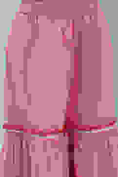 Pink Cotton Printed Strappy Suit Set image number 2