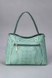 Green PU Tote Bag image number 2