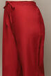 Maroon Cotton Printed Kurta & Palazzo Suit Set image number 3
