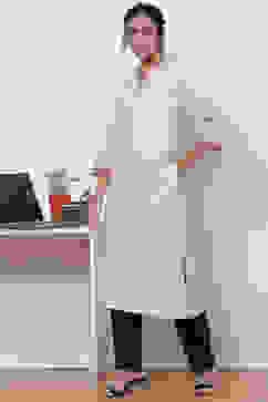 Natural Cotton A-Line Kurta image number 2