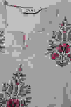 Off White Cotton Straight Kurta Regular Pant Suit Set image number 1