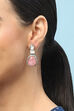 Light Pink Brass earrings image number 1