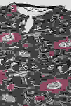 Brown Spandex Blend Straight Printed 2 Piece Set image number 1