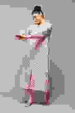 Off White Rayon Printed Sleepwear image number 0