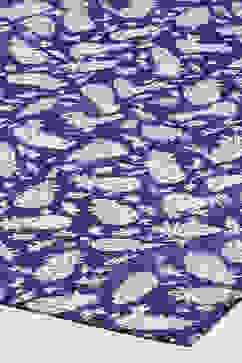 White and Blue Cotton Dobby Printed Suit Set image number 3