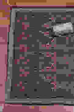 Grey Chanderi Hand Embroidered Unstitched Suit Set image number 3