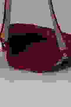 Maroon Fabric Potli Bag image number 5