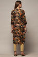 Black Rayon Straight Kurta image number 3