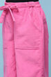 Pink Cotton Solid Pants image number 1
