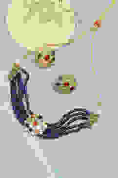 Multicolour Alloy Necklace Set image number 0