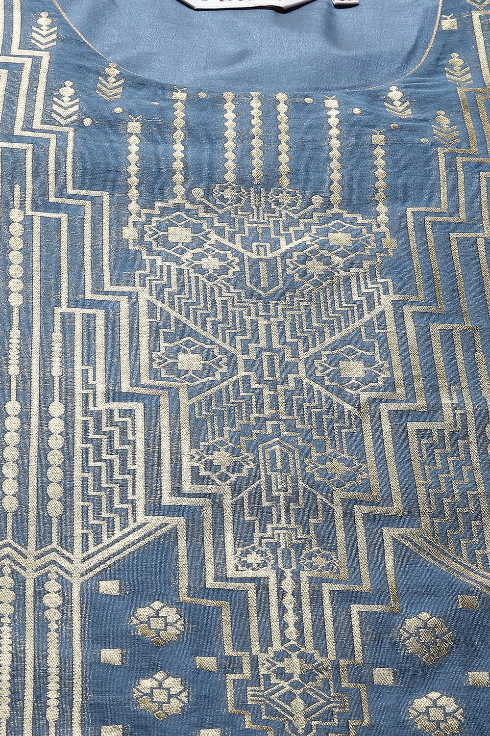 Pink Poly Cotton Straight Yarndyed Kurta image number 1