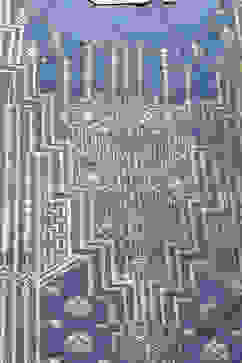 Blue Art Silk Straight Kurta image number 1